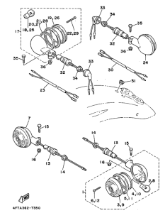 XV500 Поворотники