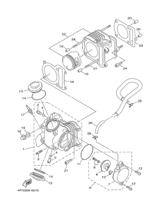 XC125E Головка цилиндров