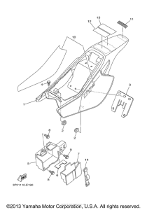 TTR90EW Боковые обтекатели