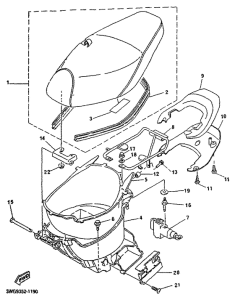 CY50R Сиденье