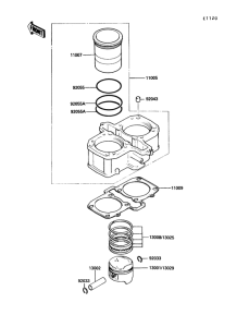EN450 Цилиндр / поршень