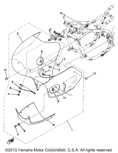 TZ750D Обтекатели
