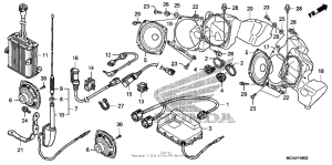 GL1800 (ABS) Audio unit (gl1800'06-) (airbag)