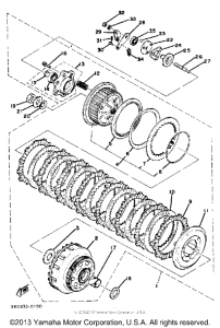 XJ1100 Сцепление