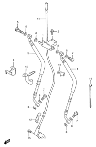 GSF1200S (ABS) Передние тормозные трубки