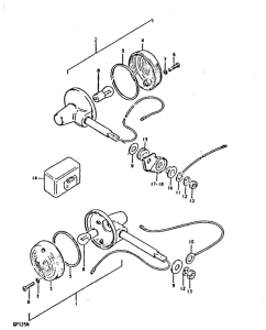 GP125 Поворотники