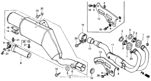 XR250R Muffler 84-89