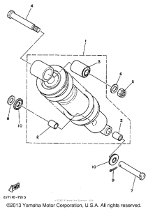 TW200BC Амортизаторы задние