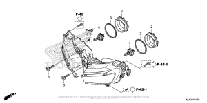 CBR600RR (ABS) Фара