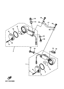 XV1900CU Проблесковый световой сигнал