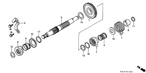 XR250R Кик стартер