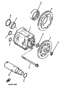 FJ1100 Масляный насос