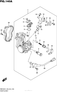 RMX450 Корпус Дросселя