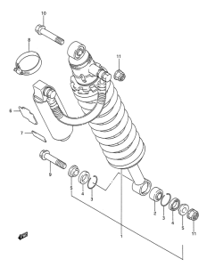 TS200 Задние амортизаторы