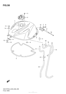 GSX-R750 Fuel Tank (E28)