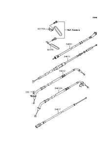 VN800 Тросы управления