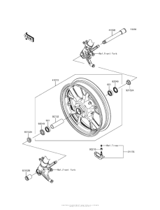 ZG1400 Переднее колесо