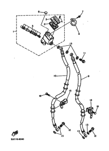 FZR1000 FZR1000W Передний тормозной цилиндр