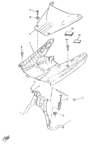 CW50RS Support repose pied