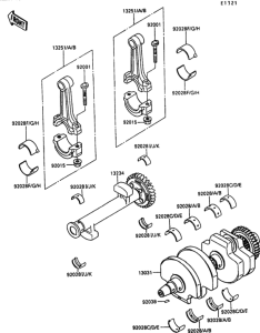 EN500 Коленвал