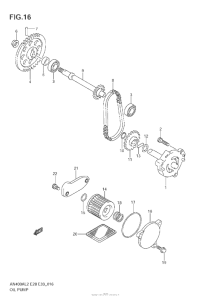 AN400 (ABS) Масляный насос