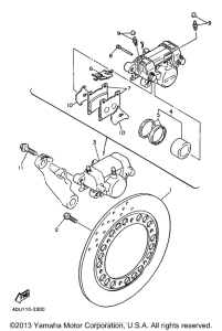 XJ600SJ Задний суппорт