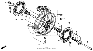 ST1100 Front wheel 1100