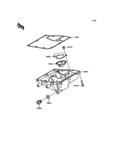 EX400 オイルパン