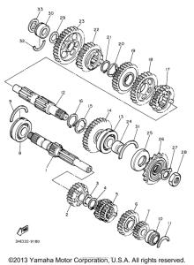 FZR600RH Трансмиссия