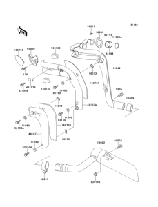 EL250 Глушитель