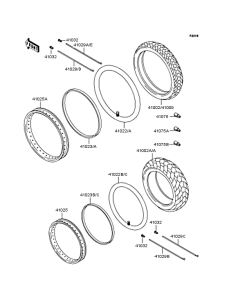 KLE400 Колеса,покрышки