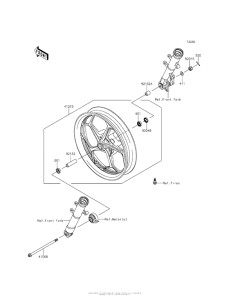 BR250 Переднее колесо