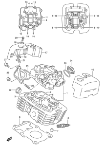 VL125 Головка цилиндров