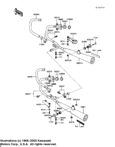 KZ1100 Глушитель