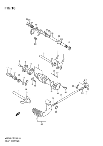 VL250 Переключение передач