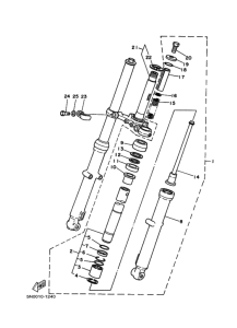 SR125 ﾌﾛﾝﾄﾌｵｰｸ