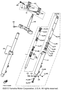  Передняя вилка