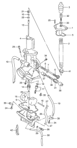 RG125 Carburetor assy