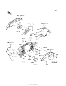 ZX1000 Фара