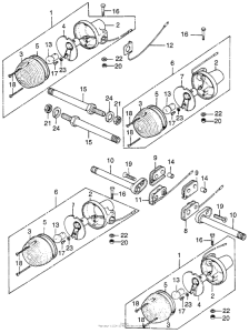 XL70 Задний фонарь