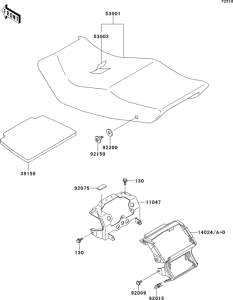 ZX600 Seat(zx600-d2 / d2a)