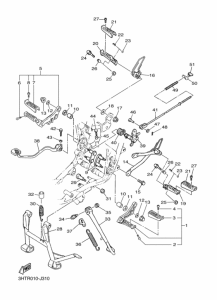 SR400 ｽﾀﾝﾄﾞ & ﾌｰﾄﾚｽﾄ