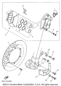  Передний суппорт
