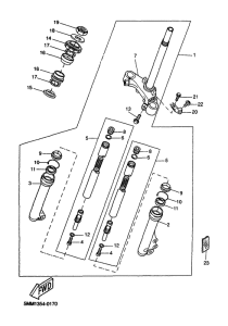 CW50 Передняя вилка