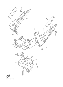 FZS1000 Боковые обтекатели