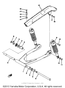 XS360D Rear arm rear cushion chain case