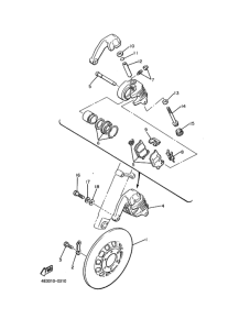 XS250 ﾌﾛﾝﾄﾌﾞﾚｰｷｷﾔﾘﾊﾟ