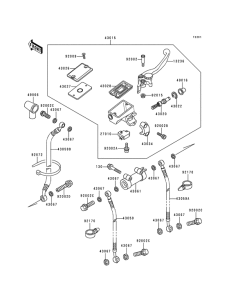 ZX600 Передний тормозной цилиндр