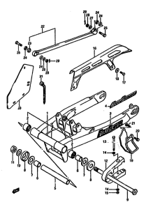 DR600 Маятник задний