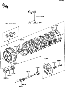 Z550 Сцепление